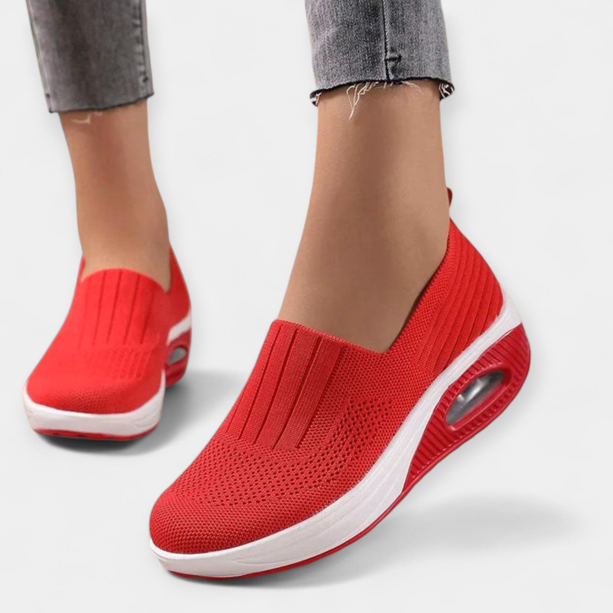 Karolīna | Elegantiškos Ortopedinės Slipon Teniso Bateliai Komfortui