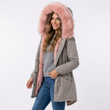 Adela | Parka su dirbtinio kailio akcentais