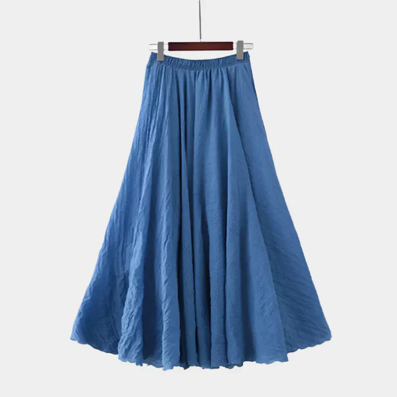 Kristýna Elegantiški Aukštos Juosmens Ilgi Sijonai