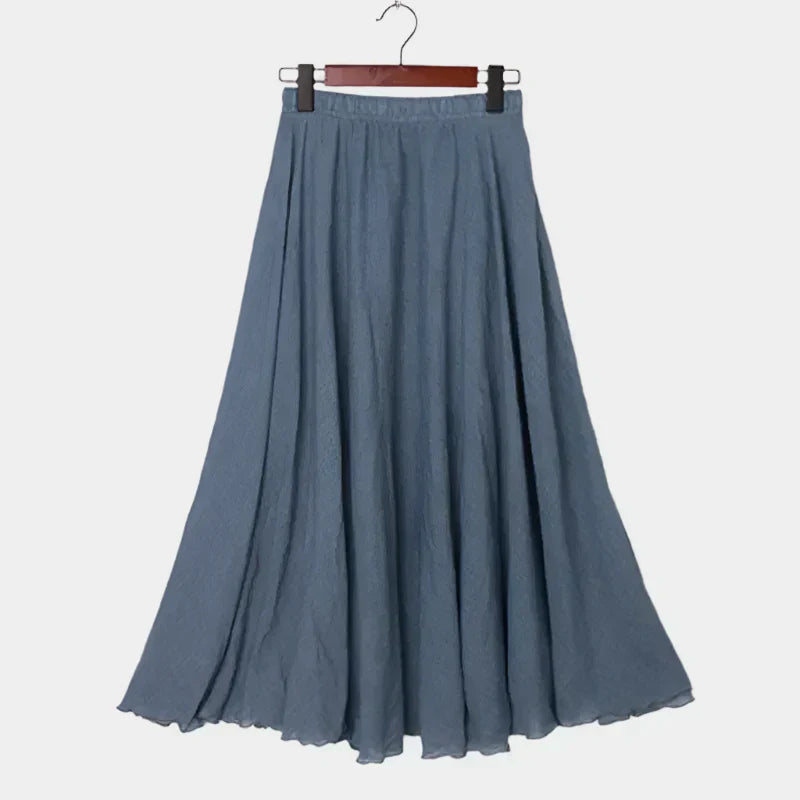 Kristýna Elegantiški Aukštos Juosmens Ilgi Sijonai