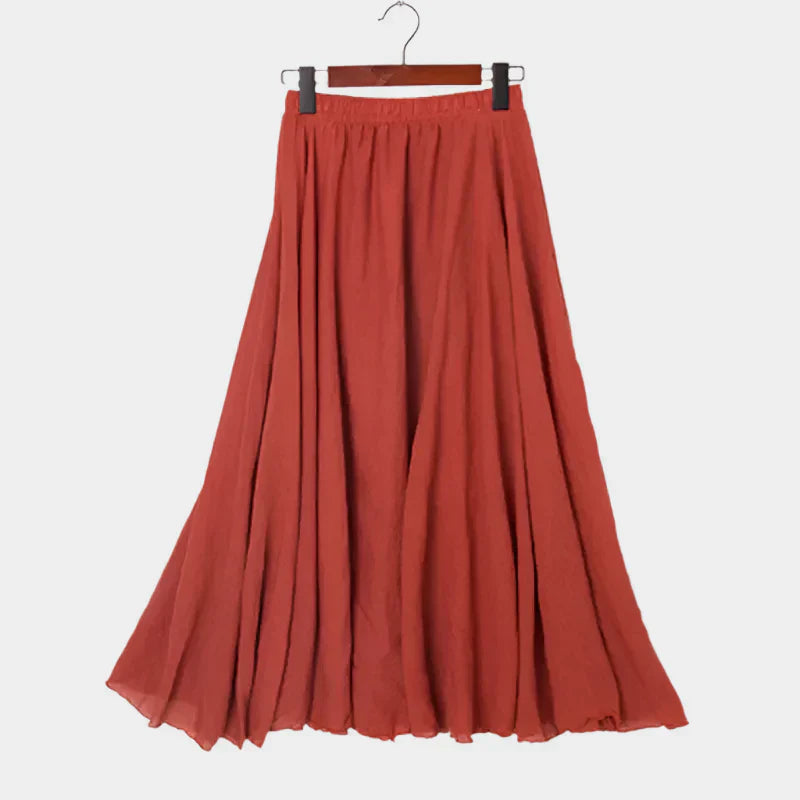 Kristýna Elegantiški Aukštos Juosmens Ilgi Sijonai