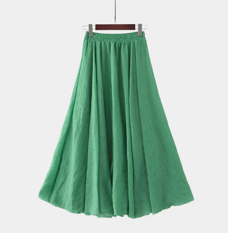 Kristýna Elegantiški Aukštos Juosmens Ilgi Sijonai