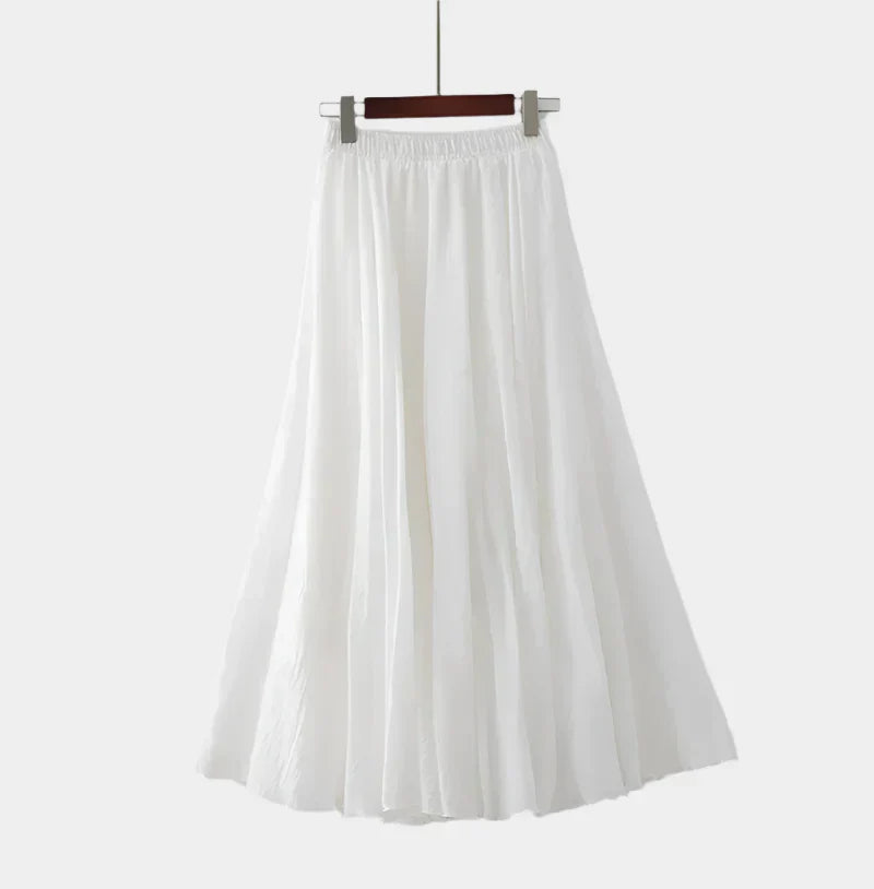 Kristýna Elegantiški Aukštos Juosmens Ilgi Sijonai