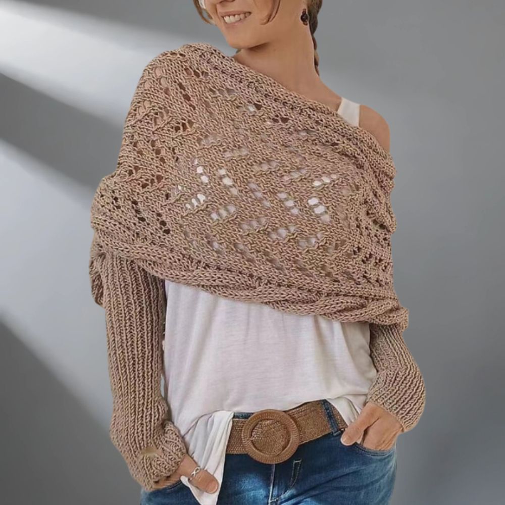 Celeste™ - Elegantiška megzta šalikas