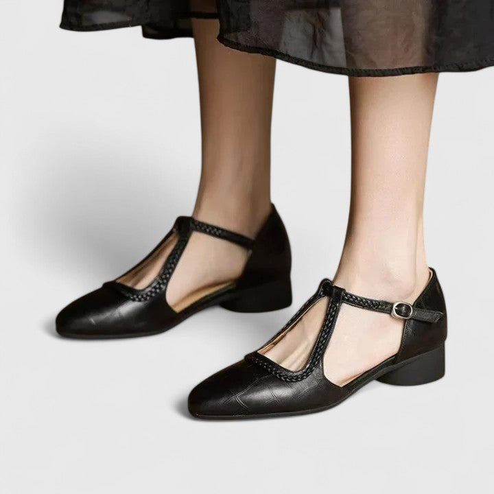 Delphine | Elegantiškos plokščios sandalai
