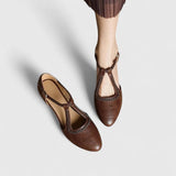 Delphine | Elegantiškos plokščios sandalai