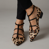 Hana | Leopardo balerinos su dirželiu