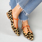 Lulu | Leopardų T-juostelių balerinos