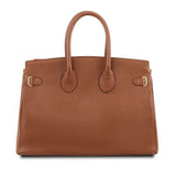 TL Bag - Odinė rankinė su auksinėmis detalėmis