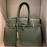 TL Bag - Odinė rankinė su auksinėmis detalėmis
