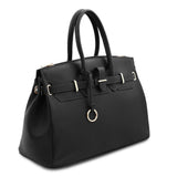 TL Bag - Odinė rankinė su auksinėmis detalėmis