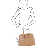 TL Bag - Odinė rankinė su auksinėmis detalėmis