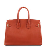 TL Bag - Odinė rankinė su auksinėmis detalėmis