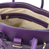 TL Bag - Odinė rankinė su auksinėmis detalėmis