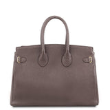 TL Bag - Odinė rankinė su auksinėmis detalėmis