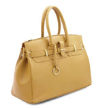 TL Bag - Odinė rankinė su auksinėmis detalėmis
