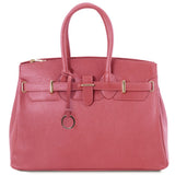 TL Bag - Odinė rankinė su auksinėmis detalėmis