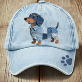 Bonita - Unisex patchwork džinsų striukė augintiniams su taksi