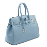 TL Bag - Odinė rankinė su auksinėmis detalėmis
