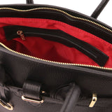 TL Bag - Odinė rankinė su auksinėmis detalėmis