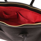 TL Bag - Odinė rankinė su auksinėmis detalėmis