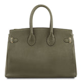 TL Bag - Odinė rankinė su auksinėmis detalėmis