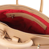 TL Bag - Odinė rankinė su auksinėmis detalėmis