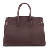 TL Bag - Odinė rankinė su auksinėmis detalėmis