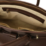 TL Bag - Odinė rankinė su auksinėmis detalėmis