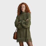 Freya | Suede tunika su kutais